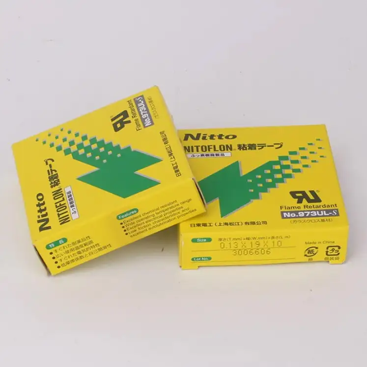 Fita adesiva elétrica japonesa NITTO DENKO para máquina de sacola plástica Fita adesiva elétrica japonesa NITTO DENKO para máquina de sacola plástica