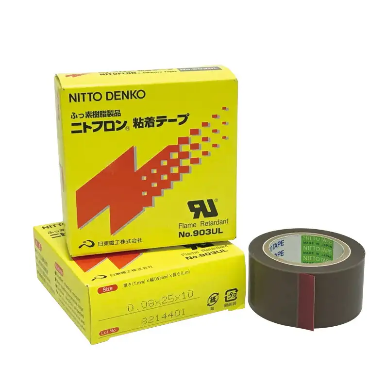 Fita adesiva elétrica japonesa NITTO DENKO para máquina de sacola plástica Fita adesiva elétrica japonesa NITTO DENKO para máquina de sacola plástica