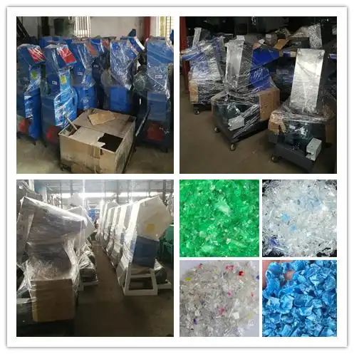 Máquina trituradora de plásticos