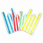 Plasticos Sacolas de cores duplas